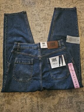 Frye Indigo Denim Barrel Jeans